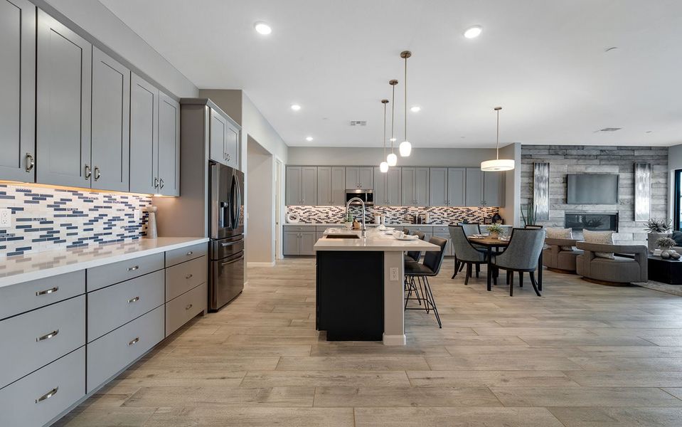 Furnished interior in a model home at Heritage Pointe in Chino Valley (Image 14).