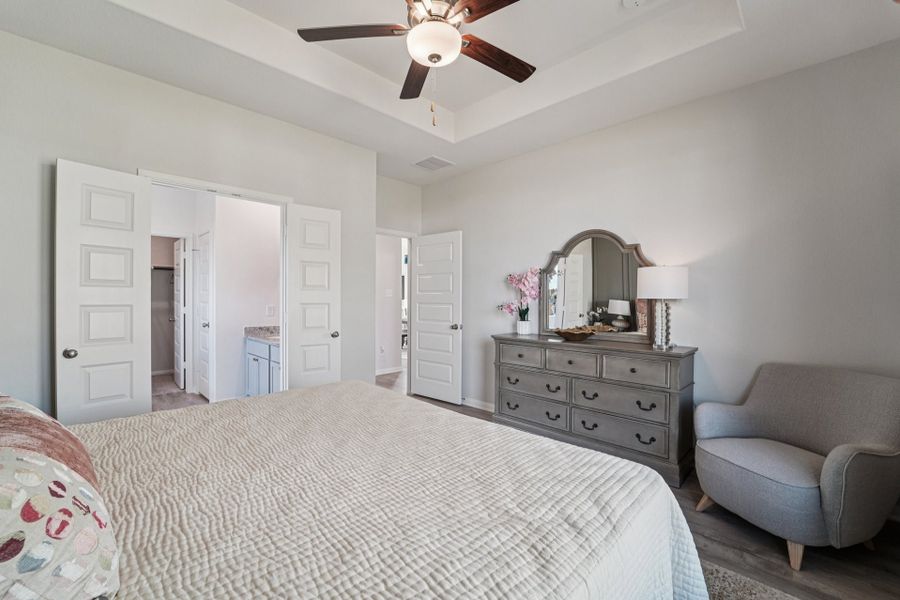 Bluestem Model Home - Matagorda - Primary Bedroom