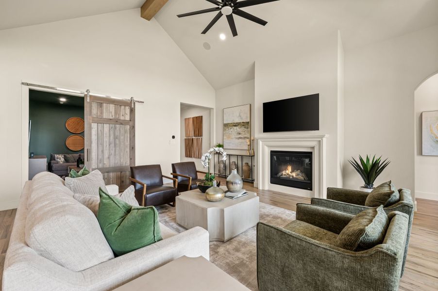 Furnished interior in a model home at NorthGlen in Haslet (Image 15). Furnished interior in a model home at NorthGlen in Haslet (Image 15).