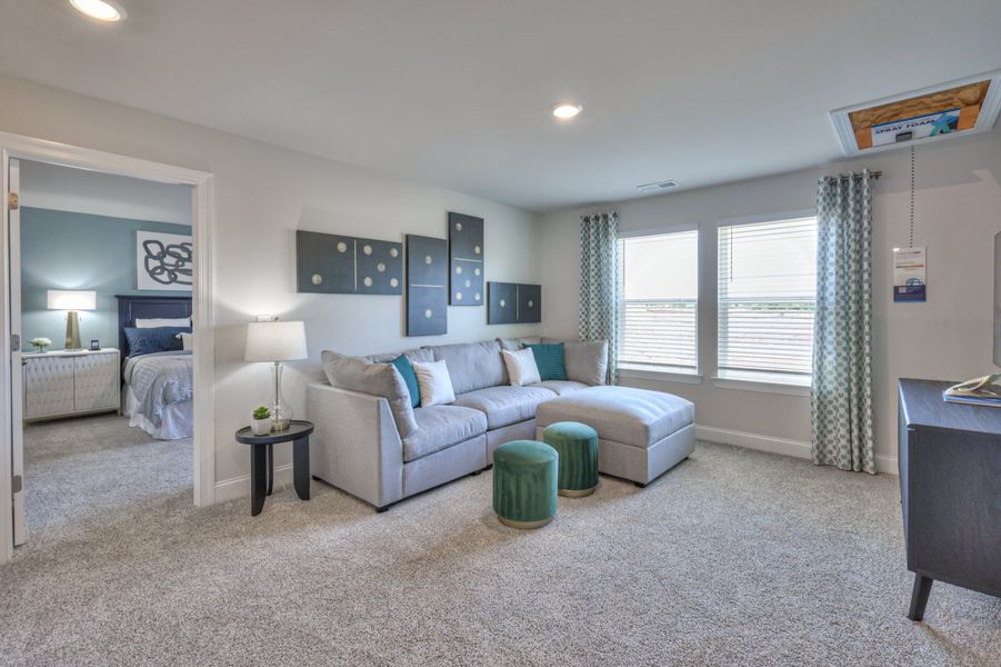 Furnished interior in a model home at Wyncliff in Clarksville (Image 19).