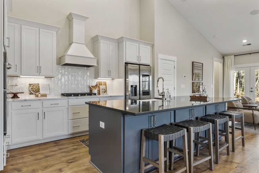 Furnished interior in a model home at Saratoga Oaks in Williamston (Image 12).