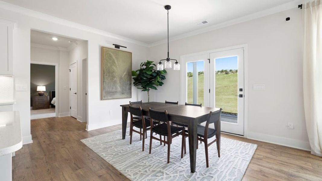 Furnished interior in a model home at Sycamore Cove in Woodruff (Image 16).
