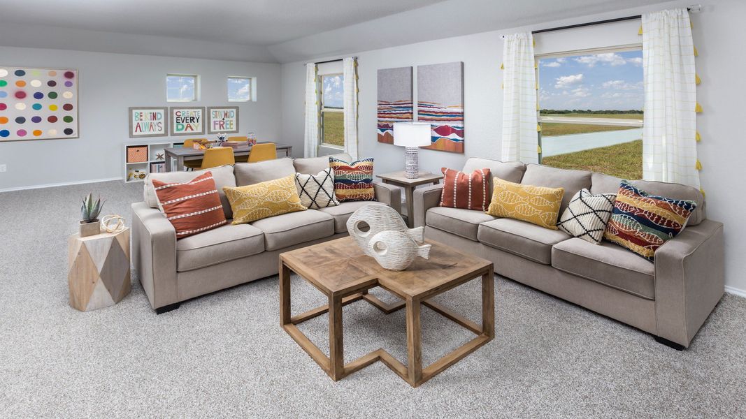 Applewhite Meadows Model Home Game Room