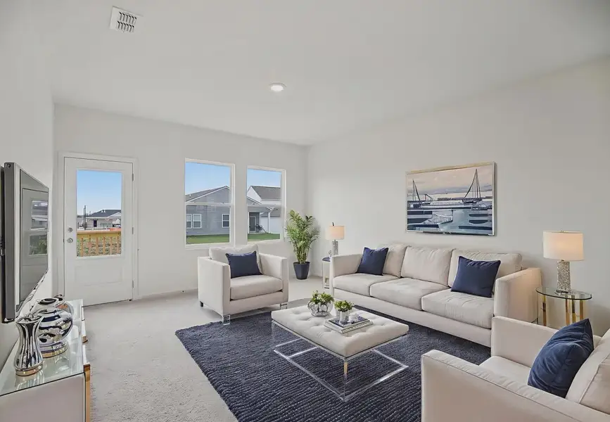 Furnished interior in a model home at Pinecone Reserve in Brooksville (Image 5).