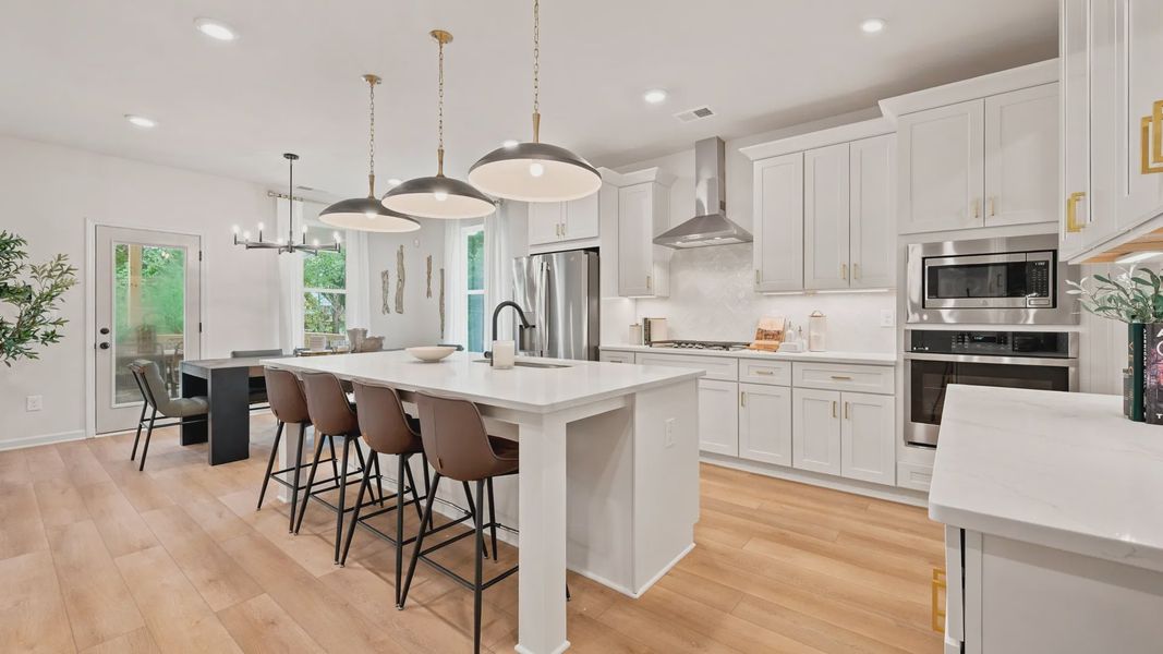 Furnished interior in a model home at Everson in Snellville (Image 19).