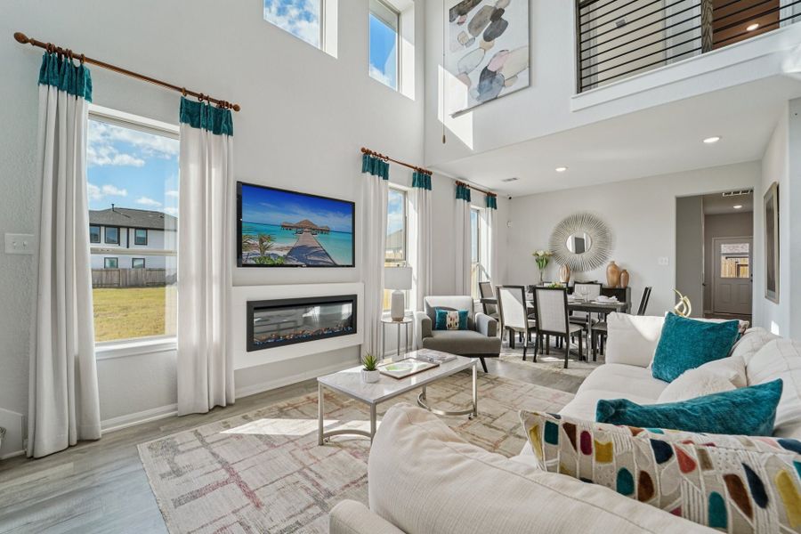 Bluestem Model Home - Matagorda - Family Room