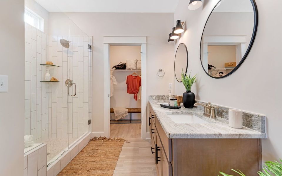 Furnished interior in a model home at McCain's Station in Gallatin (Image 26). Furnished interior in a model home at McCain's Station in Gallatin (Image 26).