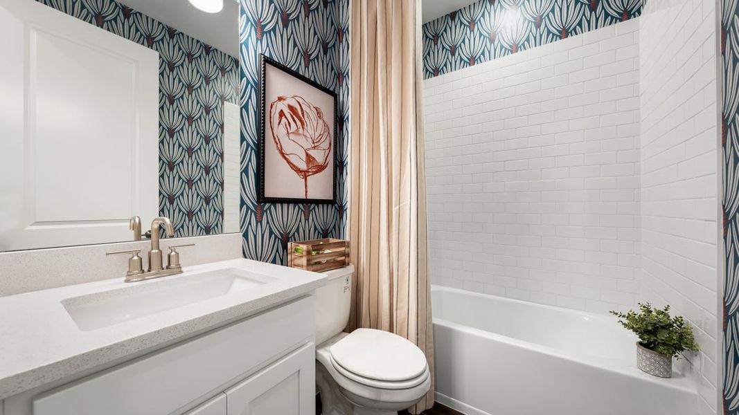 Furnished interior in a model home at Esplanade Lake Club in Fort Myers (Image 50). Furnished interior in a model home at Esplanade Lake Club in Fort Myers (Image 50).