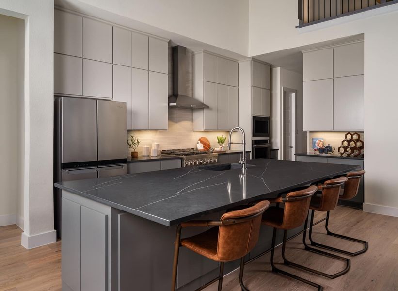 Furnished interior in a model home at Legacy Estates in Mansfield (Image 6).