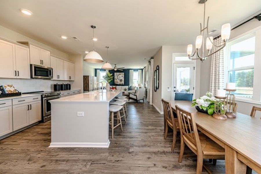 Furnished interior in a model home at Pembroke in Hope Mills (Image 35).
