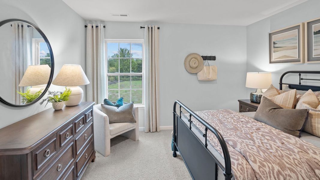 Furnished interior in a model home at Chicod Landing in Greenville (Image 26).