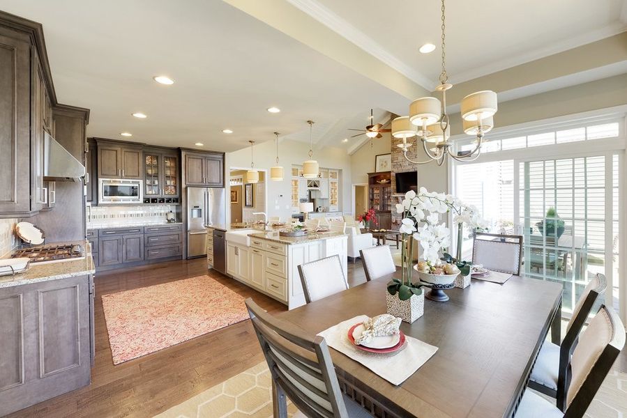 Furnished interior in a model home at Norman Ridge in Hendersonville (Image 9). Furnished interior in a model home at Norman Ridge in Hendersonville (Image 9).