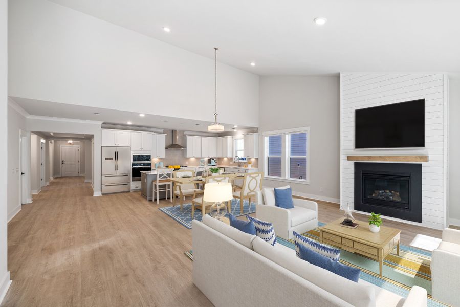 Furnished interior in a model home at The Groves of Berkeley in Moncks Corner (Image 7).