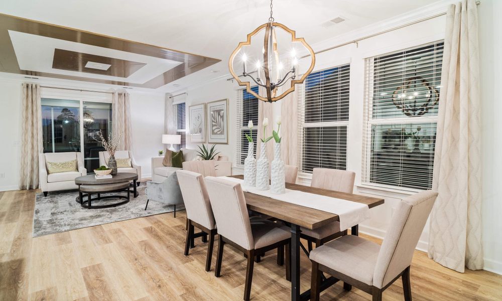 Furnished interior in a model home at Bridgewater - Shorehaven Village in Little River (Image 27).
