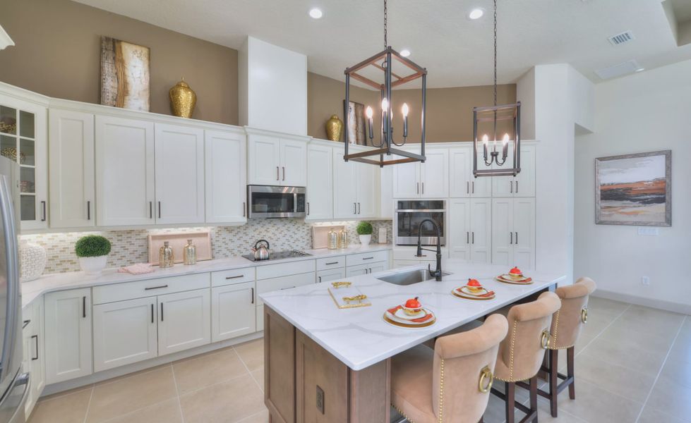 Furnished interior in a model home at Mosaic in Daytona Beach (Image 10).