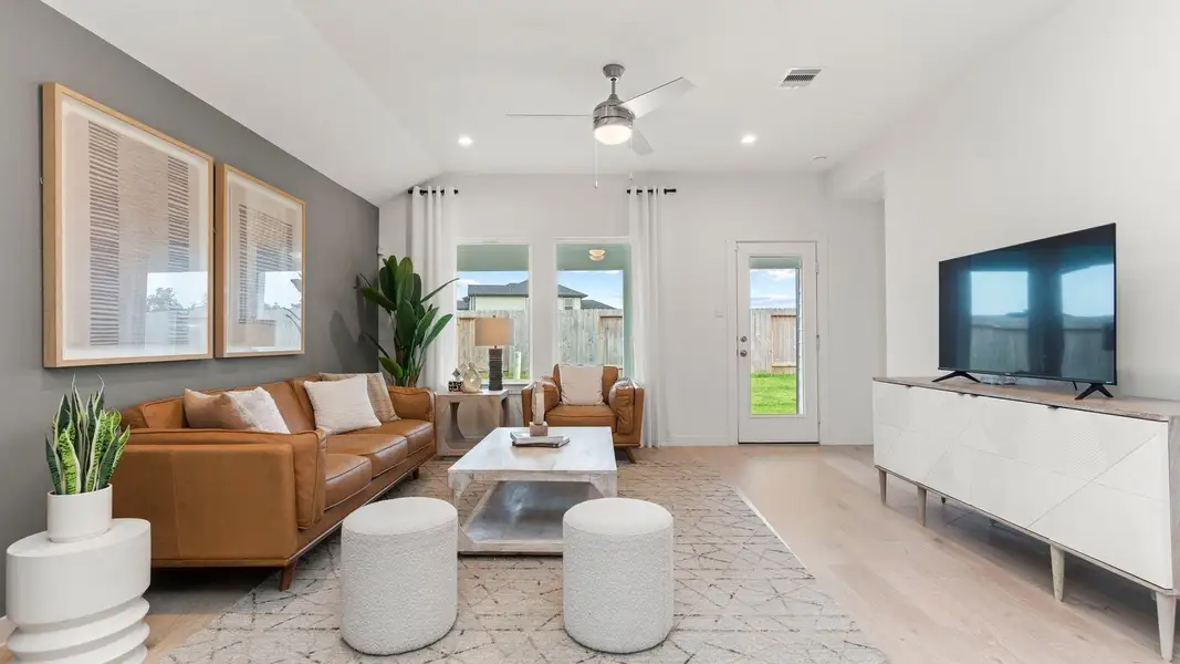 Furnished interior in a model home at Sorrento in Richmond (Image 23).