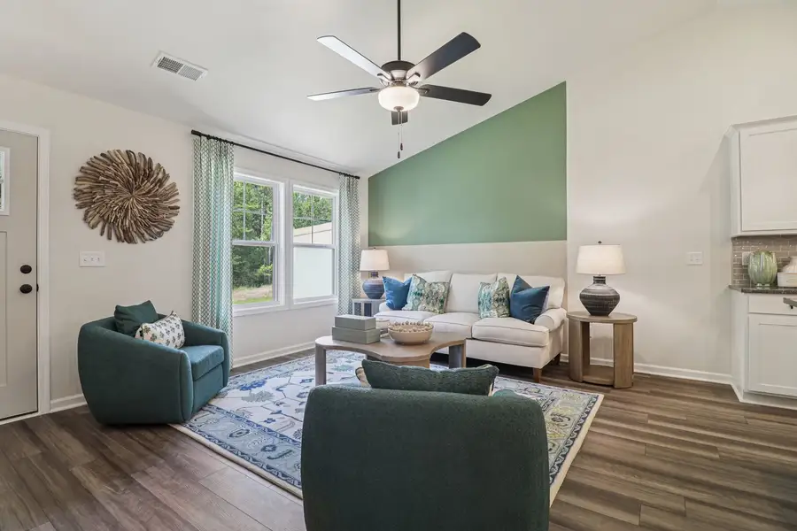 Spacious living areas create room to relax, gather, and unwind