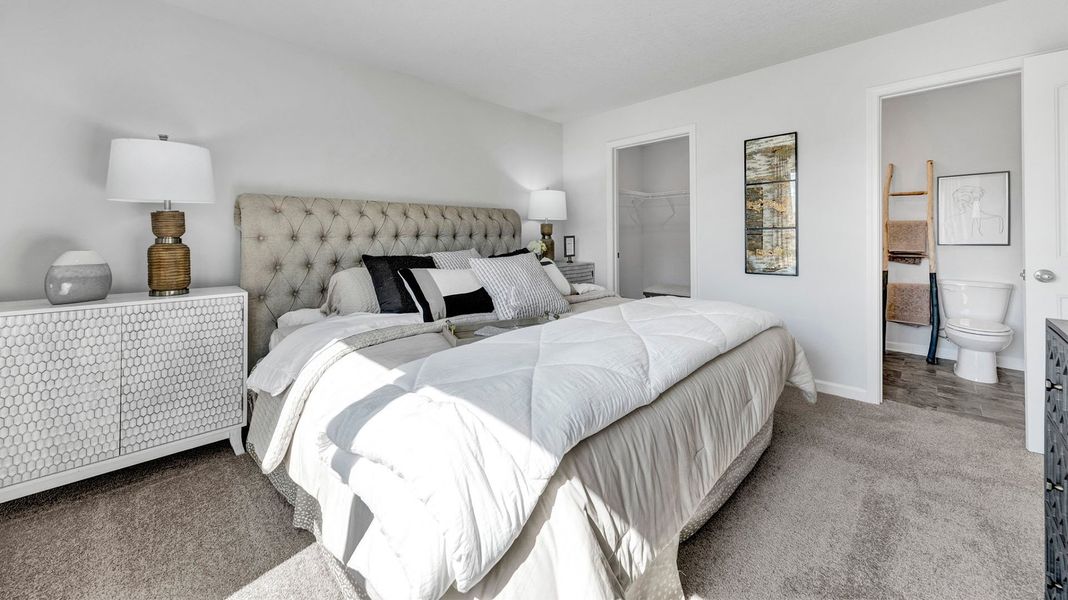 Furnished interior in a model home at Huntington Estates in Millington (Image 21).