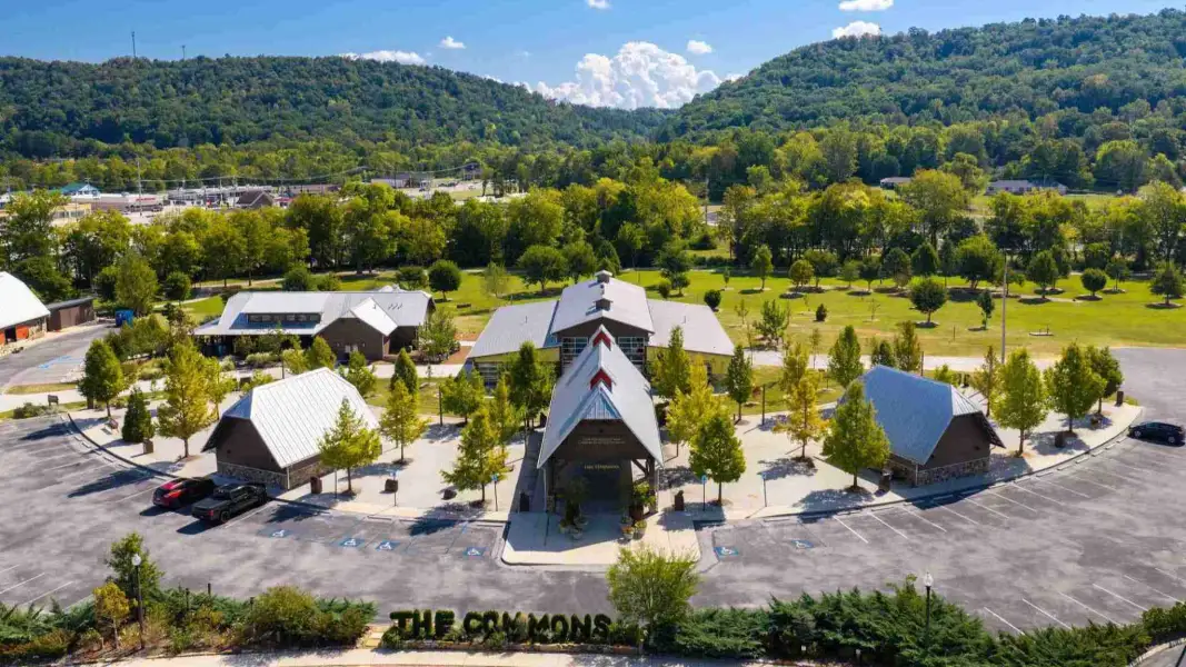 Aerial view of the Lillie Acres community in Chattanooga, TN, showing layout and nearby surroundings (Image 10).