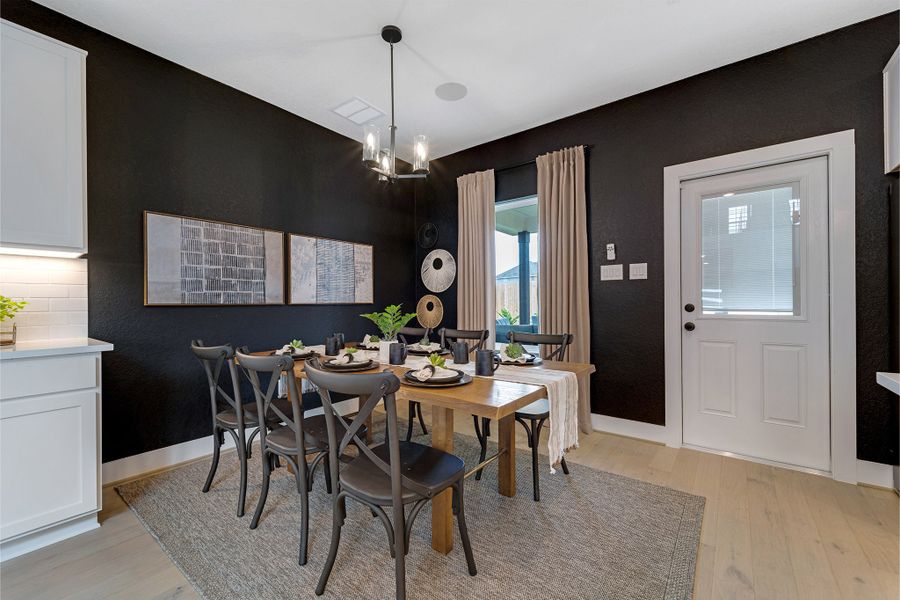 Furnished interior in a model home at Cloud Country in New Braunfels (Image 26). Furnished interior in a model home at Cloud Country in New Braunfels (Image 26).