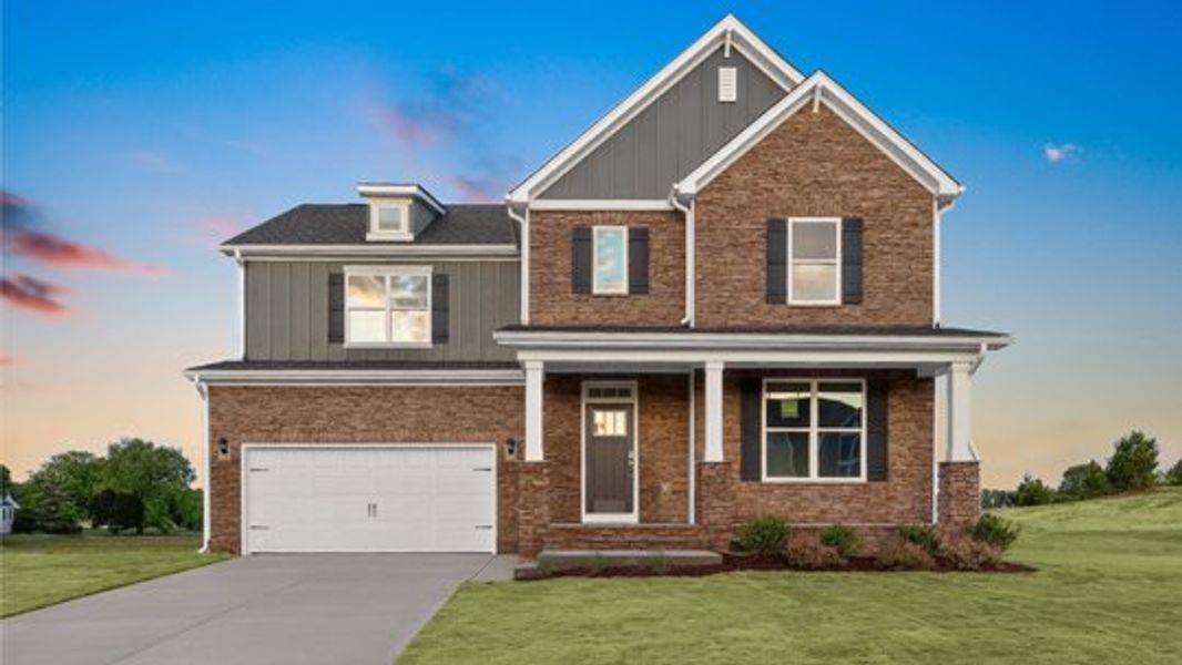Front exterior of a home in the Kalas Falls community, located in Wake Forest, NC (Image 33).