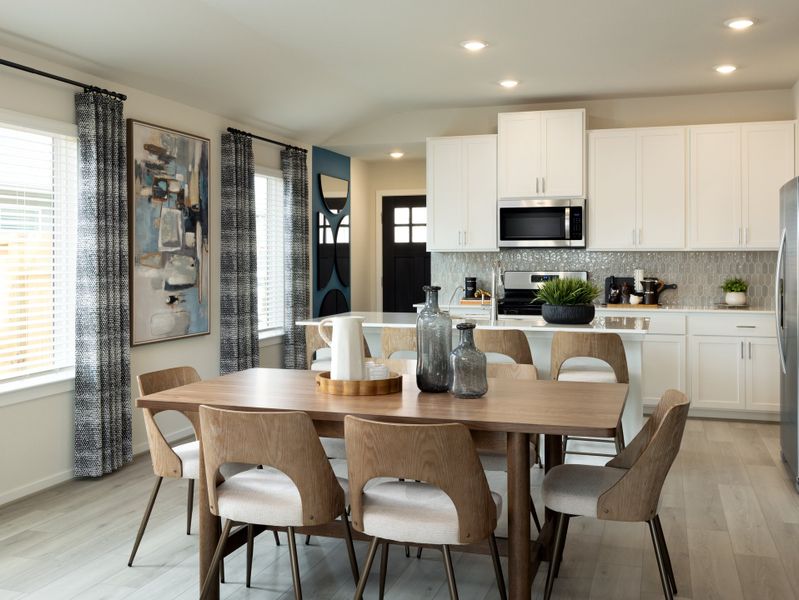 Furnished interior in a model home at Riviera Pines - Traditional Series in Huffman (Image 5).