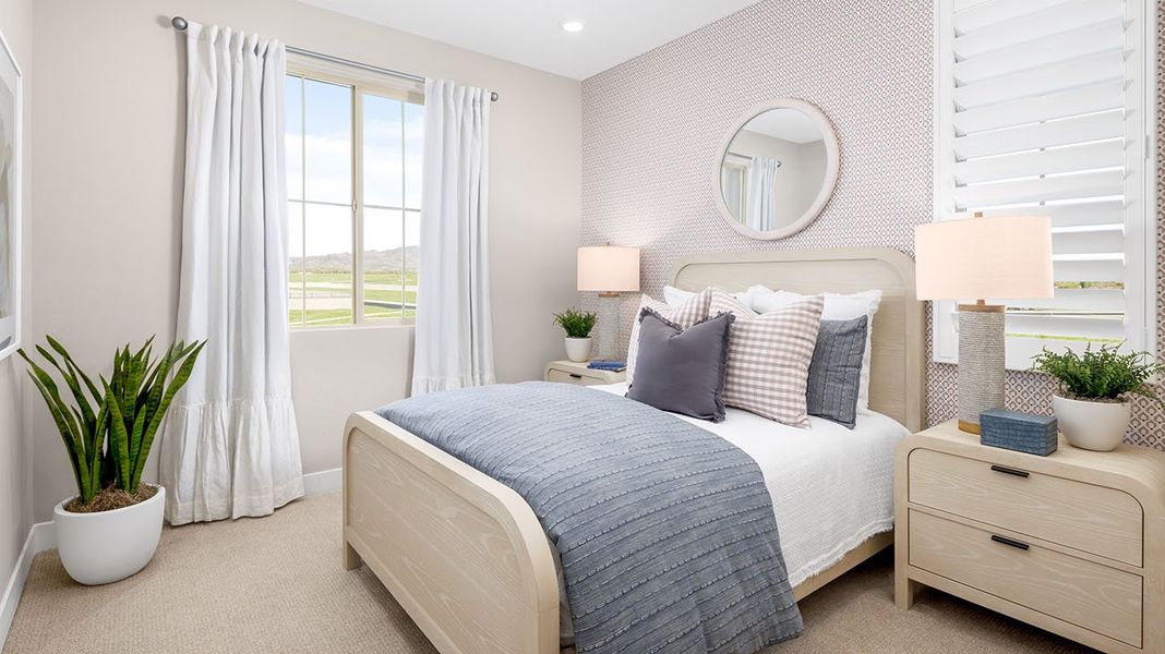 Furnished interior in a model home at Teravalis in Buckeye (Image 30). Furnished interior in a model home at Teravalis in Buckeye (Image 30).