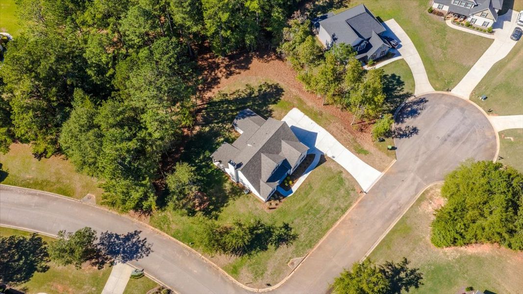Aerial view of the Fair Oaks community in Thomaston, GA, showing layout and nearby surroundings (Image 10).