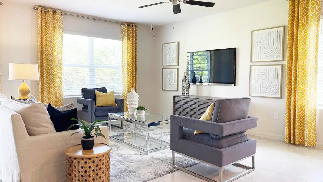 Furnished interior in a model home at Sebastian Highlands in Sebastian (Image 4).