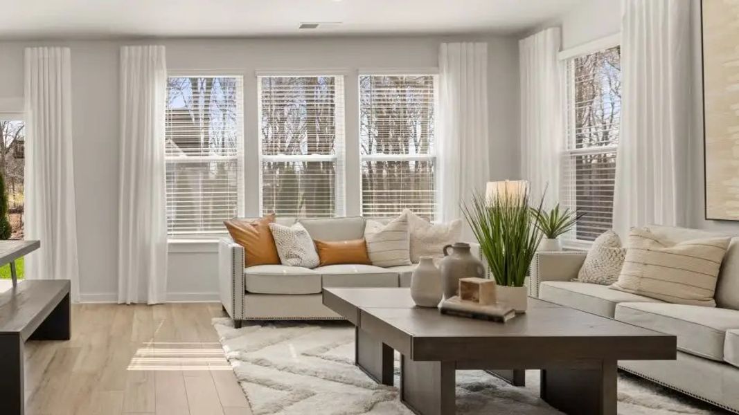 Furnished interior in a model home at Avery Trace in Gallatin (Image 13).