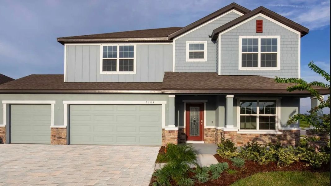 Front exterior of a home in the Hontoon Reserve community, located in Deland, FL (Image 12).
