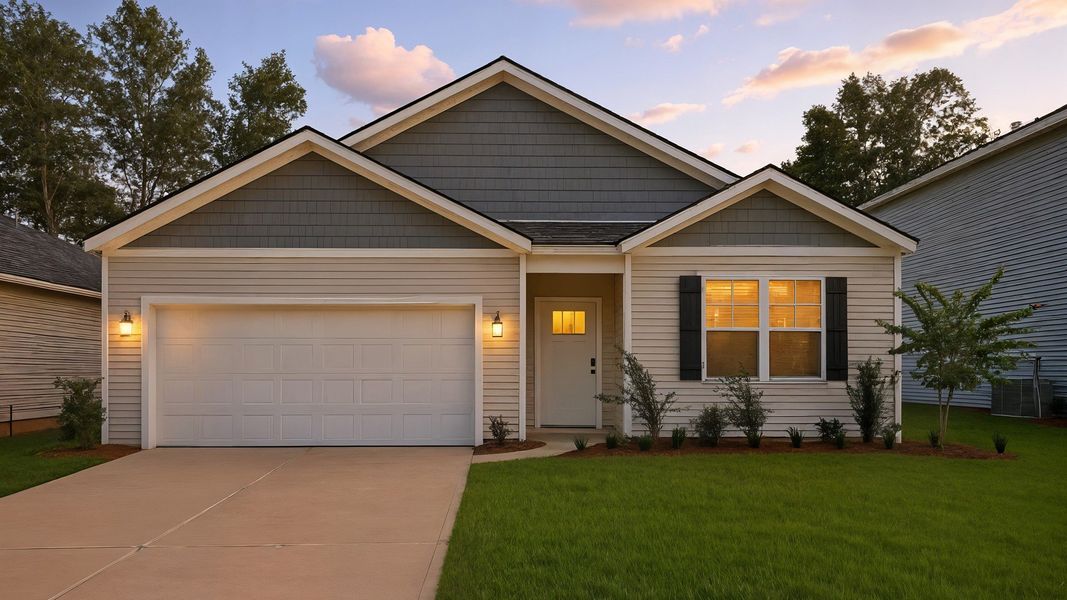 Front exterior of a home in the Settlement at Salamander community, located in North Charleston, SC (Image 2). Front exterior of a home in the Settlement at Salamander community, located in North Charleston, SC (Image 2).