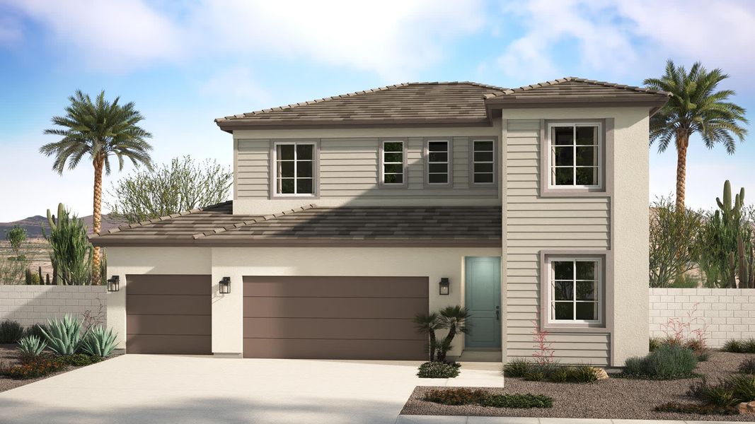 Desert Prairie Elevation | Malta | Marlowe | New Homes in Glendale, AZ | Landsea Homes