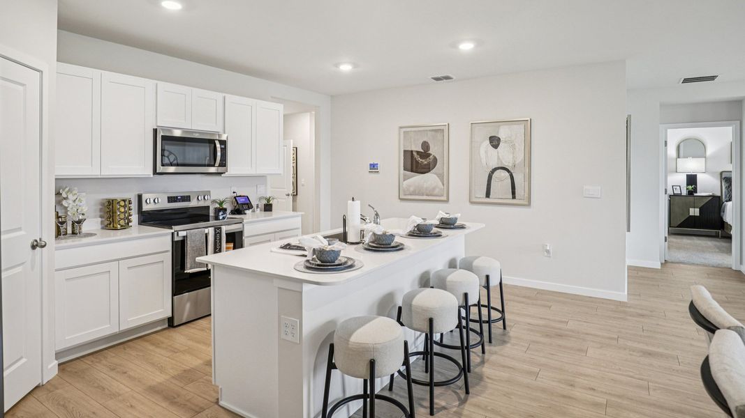 Furnished interior in a model home at Seagrass in Punta Gorda (Image 23).