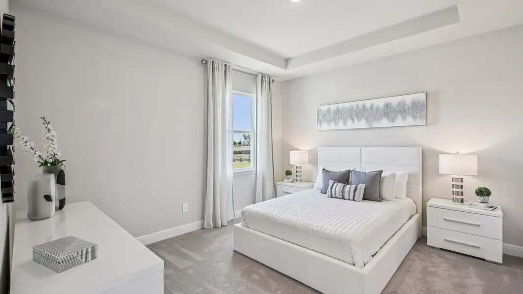 Furnished interior in a model home at Farm at Varrea in Plant City (Image 63).