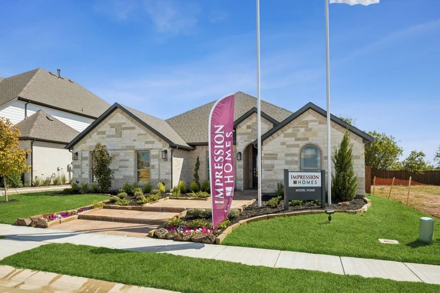 Front exterior of a home in the Timberbrook community, located in Justin, TX (Image 5).