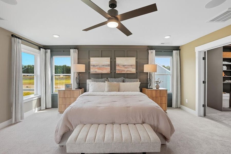 Furnished interior in a model home at Arbordale in Blythewood (Image 12).