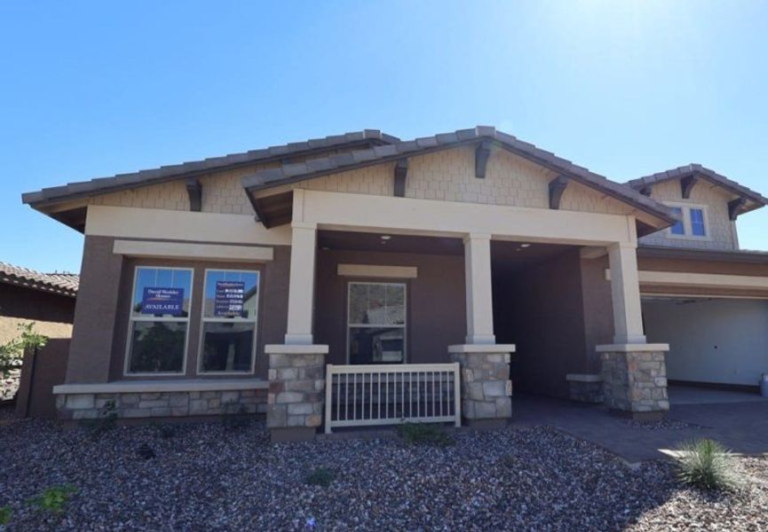 Street view of homes within the Northpointe at Vistancia master-planned community in Peoria, AZ (Image 18). Street view of homes within the Northpointe at Vistancia master-planned community in Peoria, AZ (Image 18).