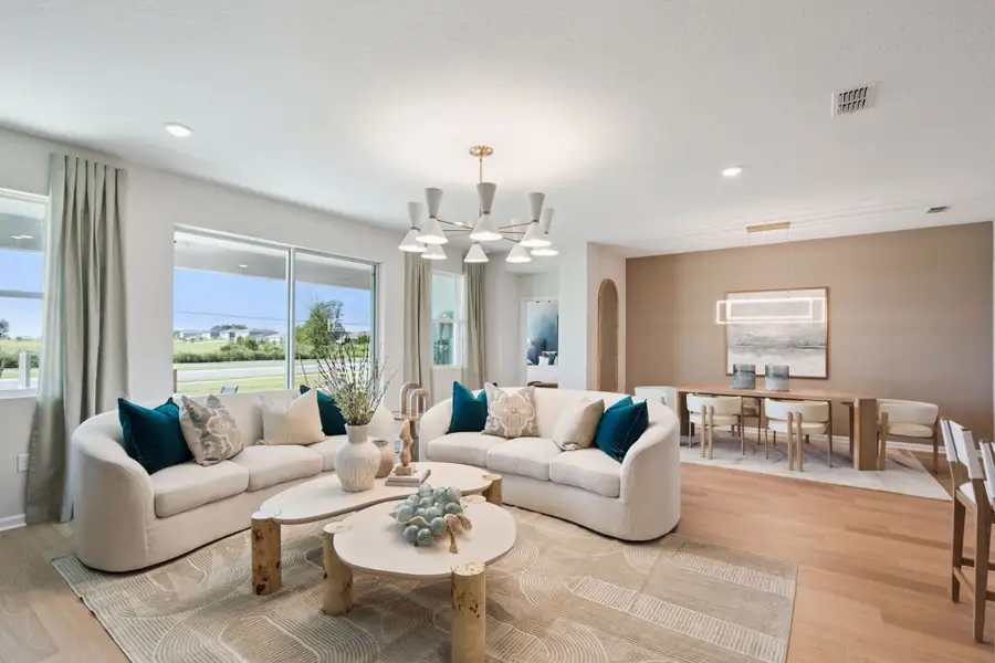 Furnished interior in a model home at Lakeside At Satilla in St. Cloud (Image 5).