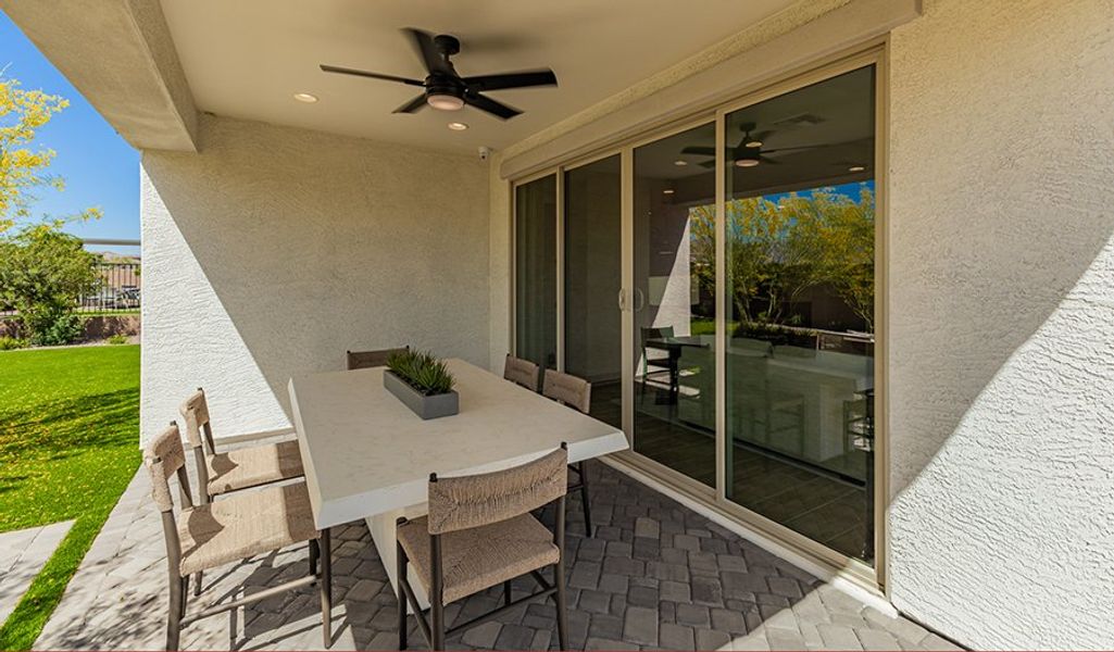 Exterior details of a home in Portfolio at White Tank Foothills, Waddell (Image 3).