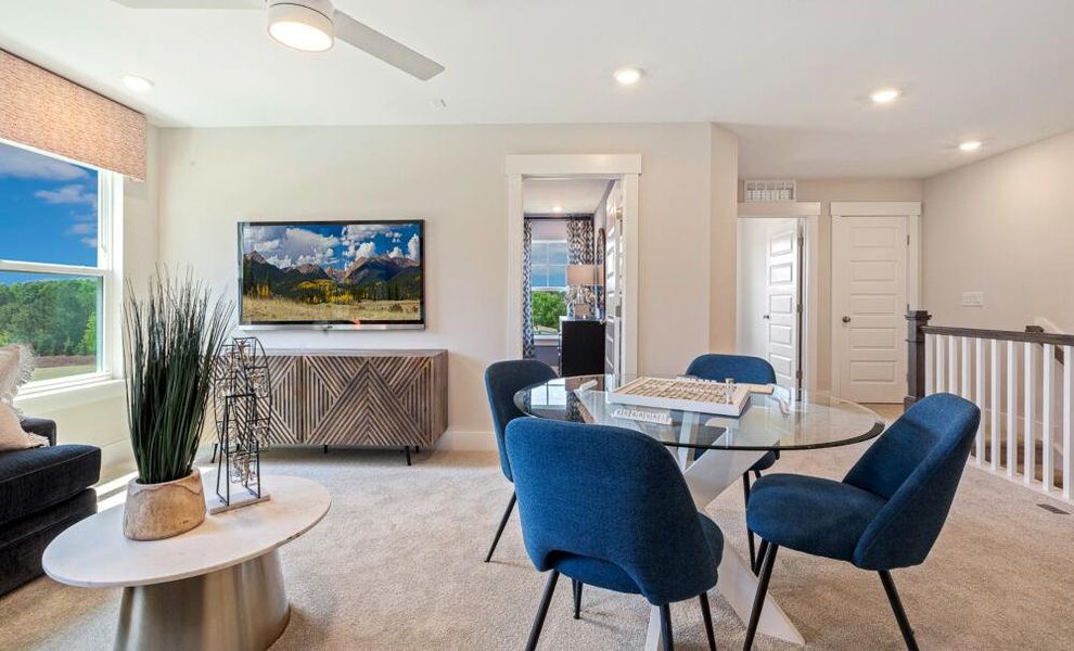 Furnished interior in a model home at Castlewood in Archer Lodge (Image 32). Furnished interior in a model home at Castlewood in Archer Lodge (Image 32).