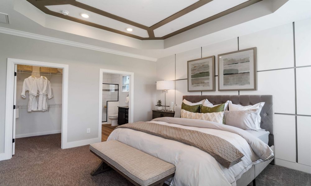 Furnished interior in a model home at Bridgewater - Shorehaven Village in Little River (Image 34).