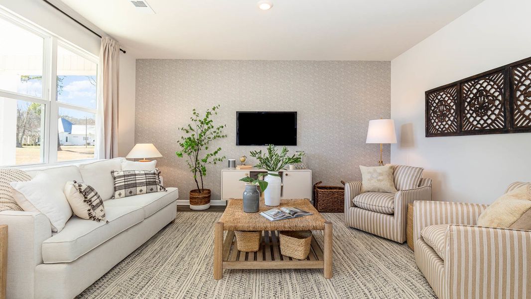 Furnished interior in a model home at Meadow Walk in Loris (Image 8).