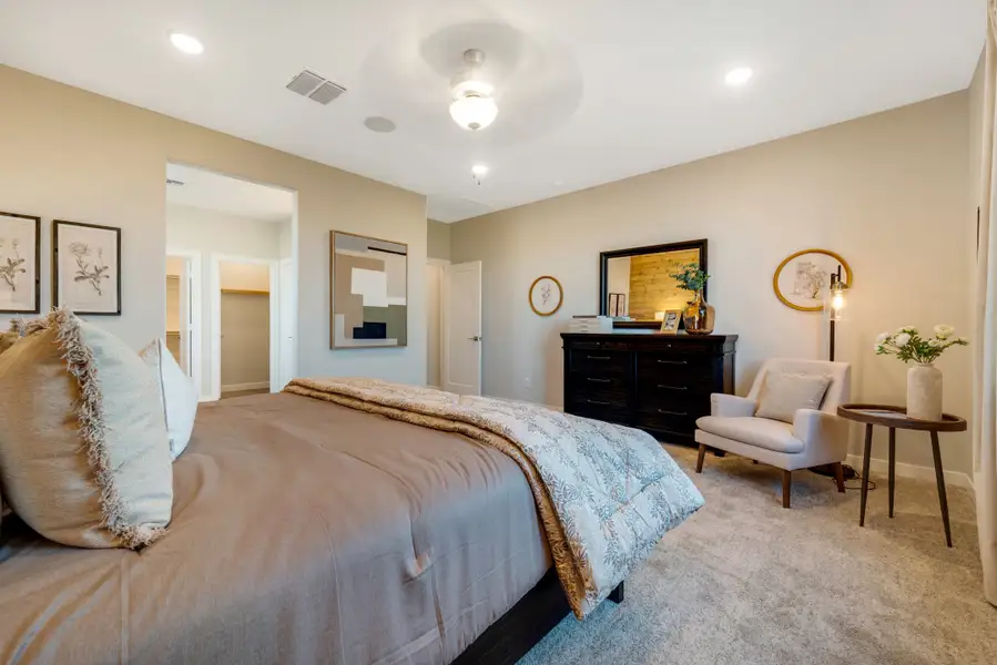 Furnished interior in a model home at Rancho Mirage in Maricopa (Image 18). Furnished interior in a model home at Rancho Mirage in Maricopa (Image 18).