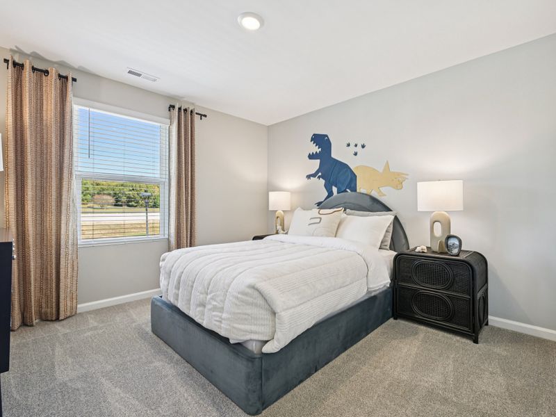 Furnished interior in a model home at Barrow Meadows in Zebulon (Image 26).