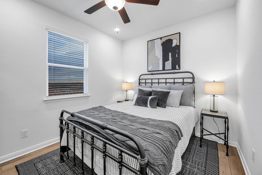 Furnished interior in a model home at The Village at Elm Creek in Troy (Image 20).