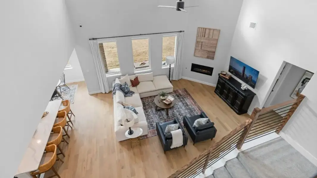 Furnished interior in a model home at Grace Woods in Carrollton (Image 31).