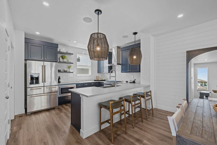 Furnished interior in a model home at Westminster Station in Westminster (Image 17). Furnished interior in a model home at Westminster Station in Westminster (Image 17).