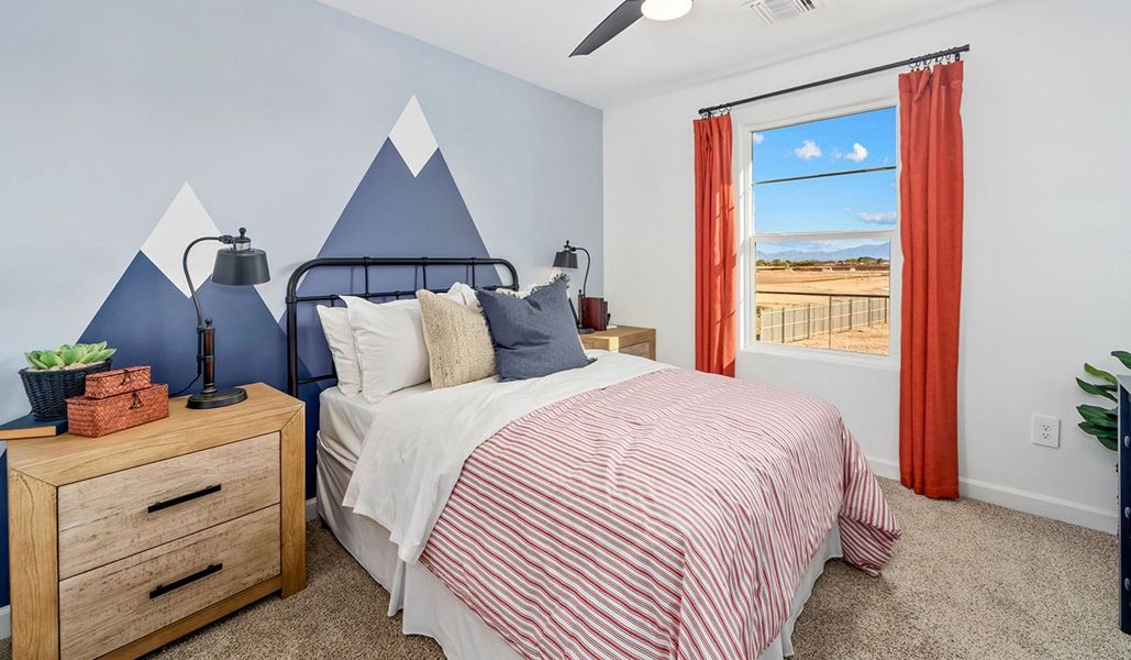 Furnished interior in a model home at Redford Estates in Tucson (Image 31).