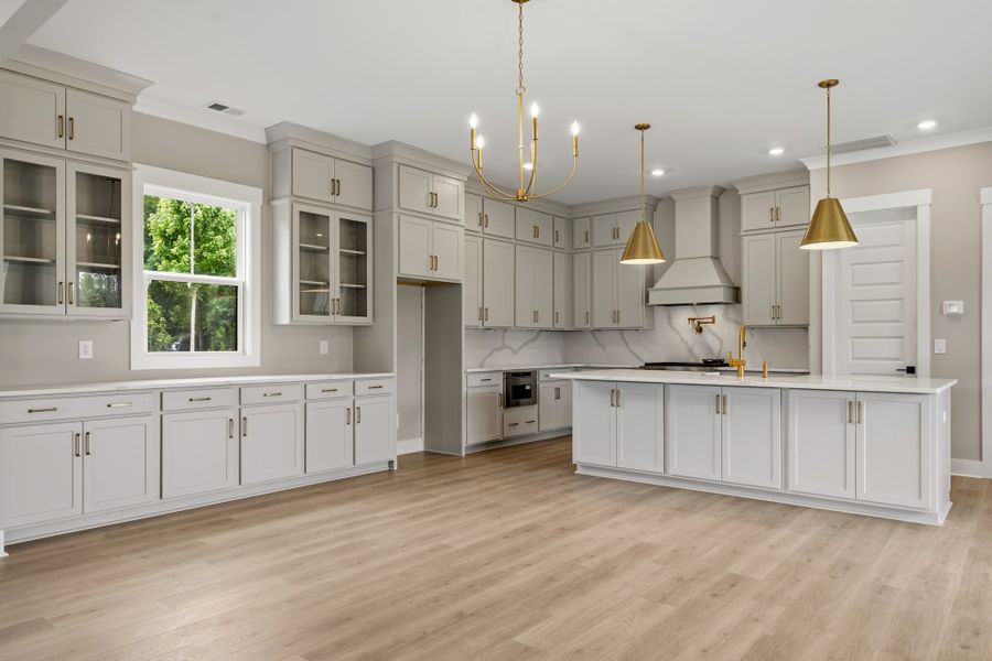Furnished interior in a model home at Greenpond Acres in Woodruff (Image 6).